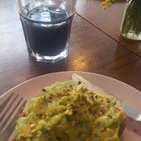 Avocado and dukkah tartine - délicieux at Ou Bien Encore in Geneva