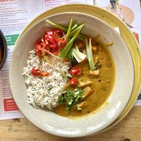 Bombay sweet potato and lentil curry 🍛🇮🇳🌱   at Lounges - Cappello Lounge in Newcastle-under-lyme