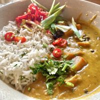 Bombay sweet potato and lentil curry 🍛🇮🇳🌱   at Lounges - Cappello Lounge in Newcastle-under-lyme