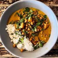 Sweet potato, chickpea and coconut curry  at Lounges - Cappello Lounge in Newcastle-under-lyme