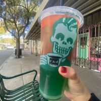 Creation Menu (Zombie w/Green Tea) ☺️ Vegan 🌱   at Rad Coffee in Upland