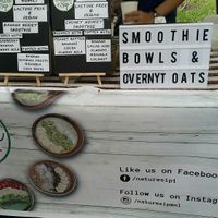 "Nature sip" at Legazpi Sunday Market in Makati