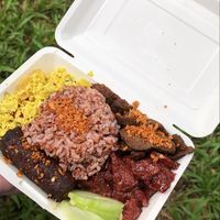 Mix from the good food choices  at Legazpi Sunday Market in Makati