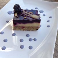 Amazing and delicious Blueberry cake at Pumpkin brown I had on my birthday at Pumpkin Brown in Edinburgh