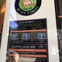 Menu   at Juice 'N Blendz in Babylon