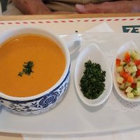 Gazpacho Andaluz at Ringmauer Hotel-Restaurant in Murten