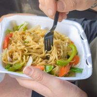 Mixed veggie noodles at Tara Thai in Sedona