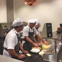 Inside the pizzeria. at La Pizza in Halmstad