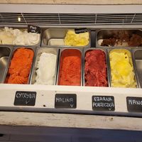 All vegan, including beer flavor top left at Si Gela in Krakow