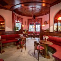 Inside of Kavarna Zvon. at Kavarna Zvon in Izola