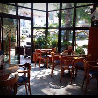 Inside of Kavarna Zvon. at Kavarna Zvon in Izola