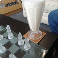 Bubblegum milkshake at The Dice Cup in Nottingham