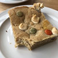 Marshmallow and smarties blondie at The Dice Cup in Nottingham