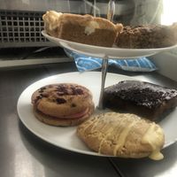 Tray bakes and cookies at The Dice Cup in Nottingham