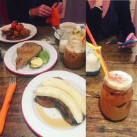 breakfast  at The Caffeine Drip in Edinburgh