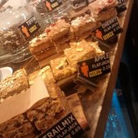 vegan cake selection at The Caffeine Drip in Edinburgh