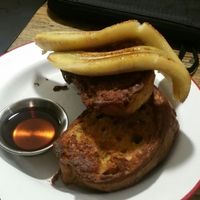 Vegan french toast at The Caffeine Drip in Edinburgh