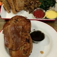 French toast, custom breakfast at The Caffeine Drip in Edinburgh