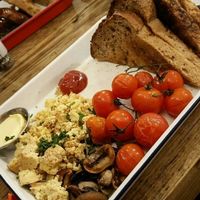 breakfast  at The Caffeine Drip in Edinburgh