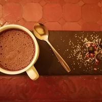El postre: mousse de chocolate 🤤 at Estudio Vegetariano in Lagos