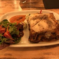 Vegan lasagna  at Estudio Vegetariano in Lagos