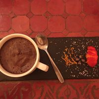 Chocolate mousse at Estudio Vegetariano in Lagos