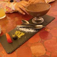 Mousse au chocolat  at Estudio Vegetariano in Lagos