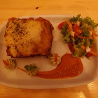 Lasagna at Estudio Vegetariano in Lagos