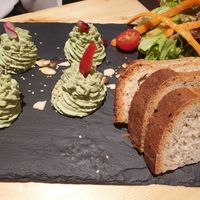 Vegan ricotta at Estudio Vegetariano in Lagos