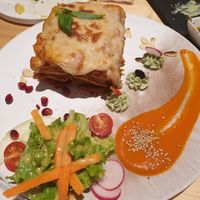 Lasagna at Estudio Vegetariano in Lagos