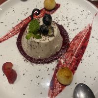 Vegan panna cotta   at Estudio Vegetariano in Lagos