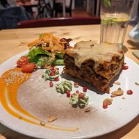Vegan Lasagna at Estudio Vegetariano in Lagos