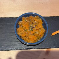 Starter: Traditional Algarve Carrots  at Estudio Vegetariano in Lagos