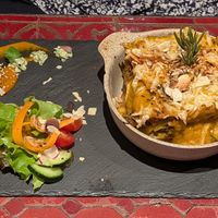Get this vegan lasagna! at Estudio Vegetariano in Lagos