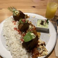 Saitan medallions  at Estudio Vegetariano in Lagos