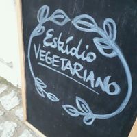 outside at Estudio Vegetariano in Lagos
