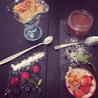 Amaaazing chocolate mousse at Estudio Vegetariano in Lagos