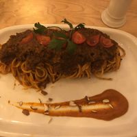 Vegan bolognese  at Estudio Vegetariano in Lagos