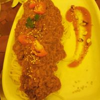 Spaghetti alla bolognese at Estudio Vegetariano in Lagos