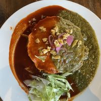 Vegan enchiladas   at El Charro in Tucson