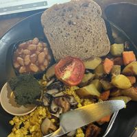 Vegan breakfast   at Coconut Monkey in Koh Tao