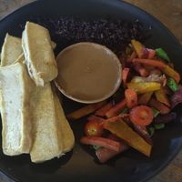 Tofu satay at Coconut Monkey in Koh Tao