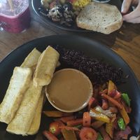 Tofu satay and vegan breakfast at Coconut Monkey in Koh Tao