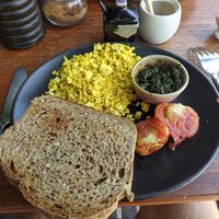 Pesto 'eggs' at Coconut Monkey in Koh Tao