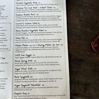 Menu february  at Coconut Monkey in Koh Tao