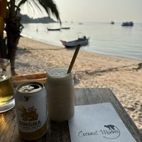 Delicious vegan monkey smoothie!   at Coconut Monkey in Koh Tao