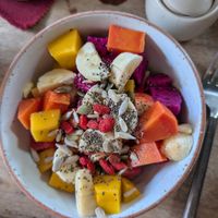 Fruit salad at Coconut Monkey in Koh Tao