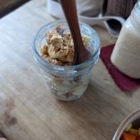 Overnight oats banana caramel at Coconut Monkey in Koh Tao