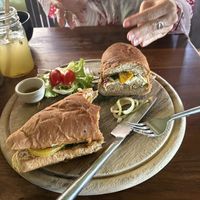Vegan sandwich   at Coconut Monkey in Koh Tao