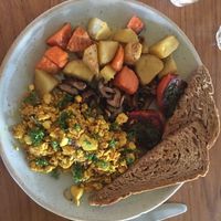 Vegan breakfast at Coconut Monkey in Koh Tao